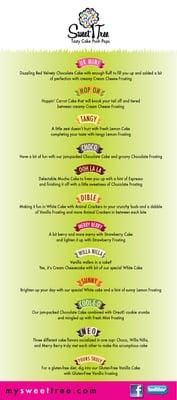 Menu of Flavors