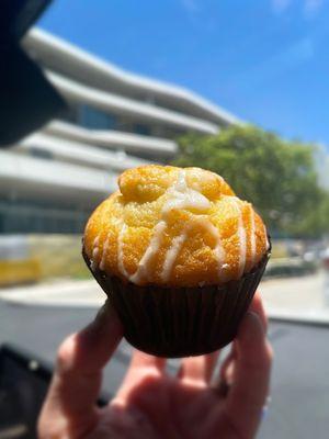 Drizzled Iced Lemon Muffin!