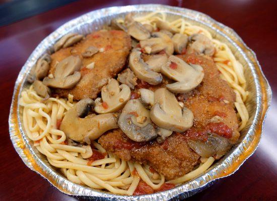 Chicken Marsala - maybe a tad more breading than anyone would expect on the chicken?