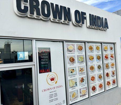 Crown of India storefront.