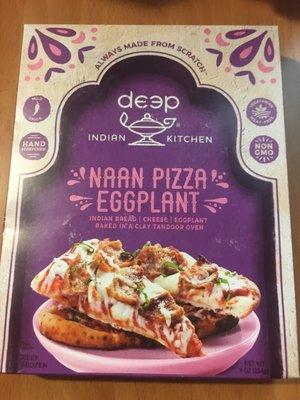 Eggplant Naan Pizza