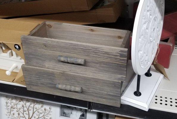 More decorative drawer boxes