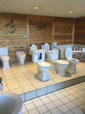 Toilet Display.