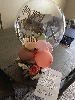 JJ Balloons bouquet