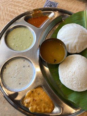 Idli with the works!