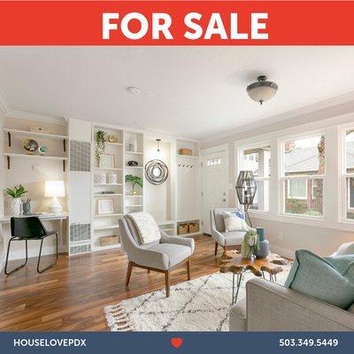 Kari McGee & Erika George- HouseLovePDX, with Living Room Realty