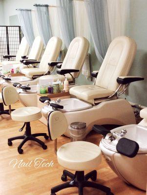 Very relaxing atmosphere for your pedi! :)