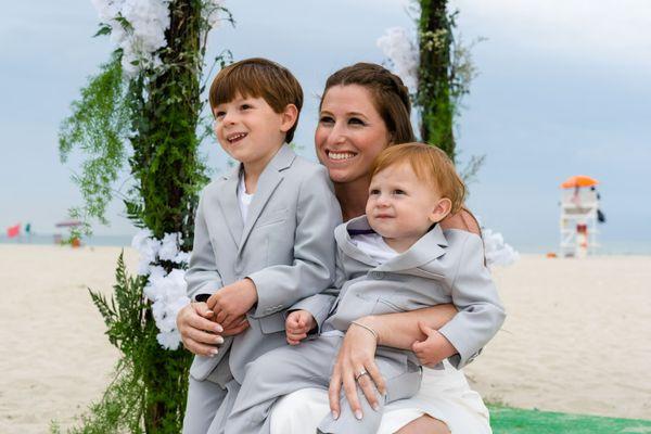 Beachfront Wedding with Family