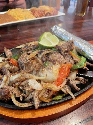 Steak fajitas