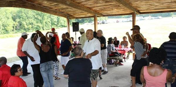 The National Hand Dance Association Cookout at Rosaryville State Park in Upper Marlboro, MD.  August 2014