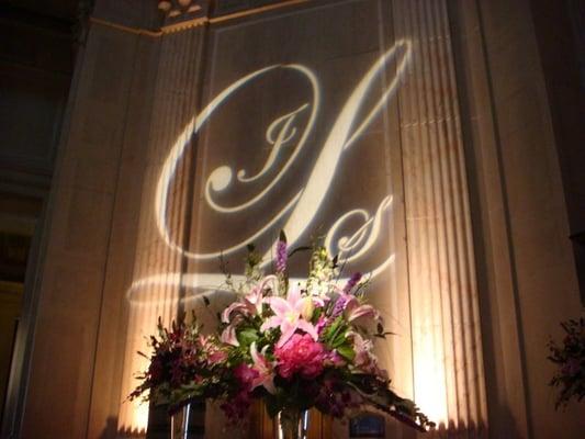 Custom Gobo Projection @ The Franklin Institute