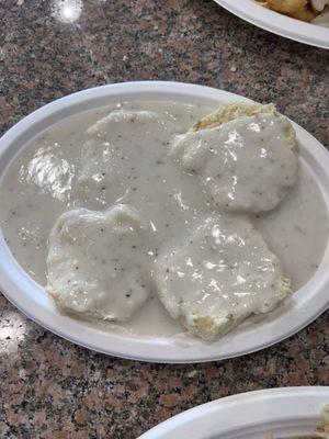 Biscuits and gravy