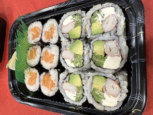 Cali and salmon roll