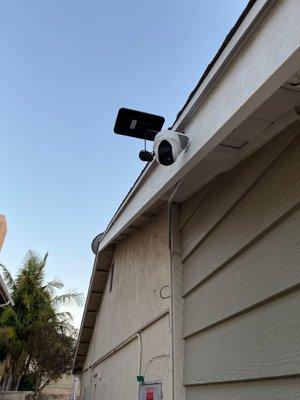 Outdoor camera installation