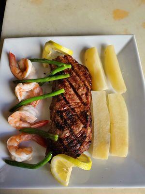 Steak and shrimp