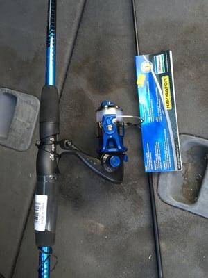 Needed a nice cheap rod and real... $19.99!!  Support your local businesses!!