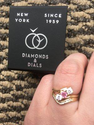 My engagement ring, thanks so much diamonds and dials