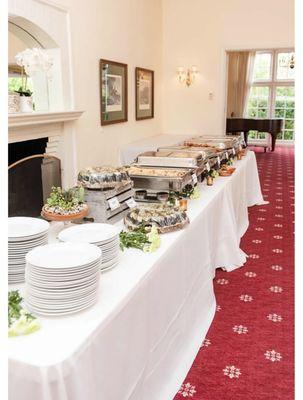 Banquet hall at the Hillsborough Racquet Club.