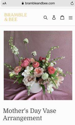 flowers ordered