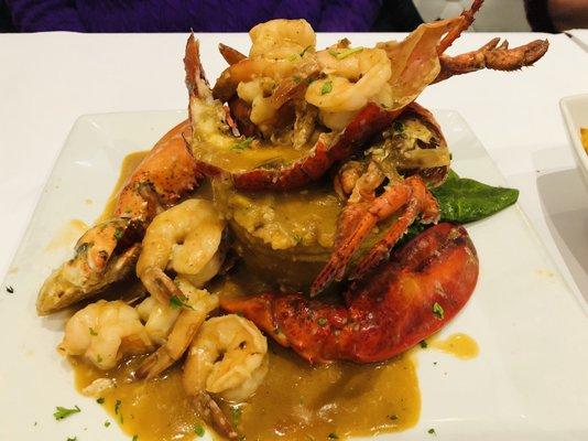 "Special of the day" wasn't much of a special at a whooping $42 lobster & shrimps Mofongo