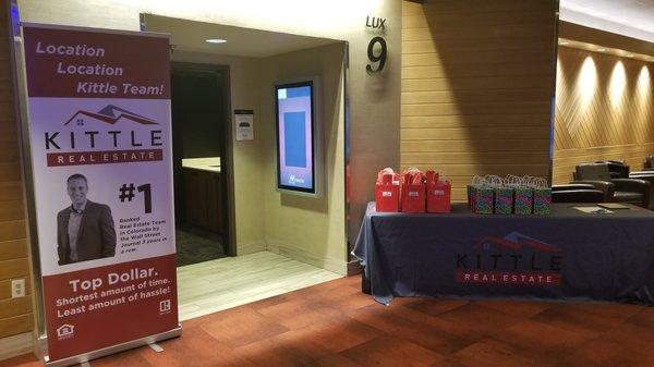 Ready for Kittle Real Estate's customer appreciation movie night!