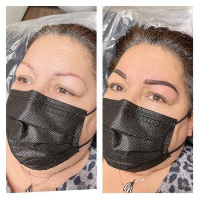 Combo brows ( Microblading & Ombré )