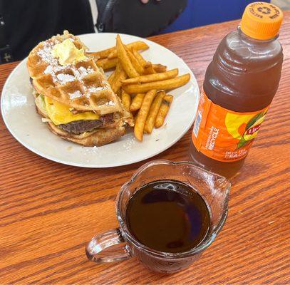 Special: Martin Luther King Double Burger w/ fries and drink