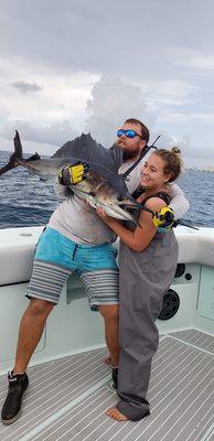 Her first sailfish