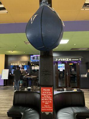 Speed bag for gutter balls