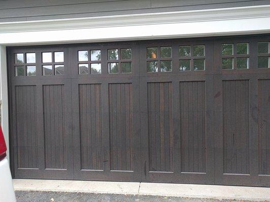 custom wood carriage door