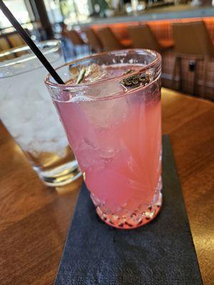 Huckleberry mocktail