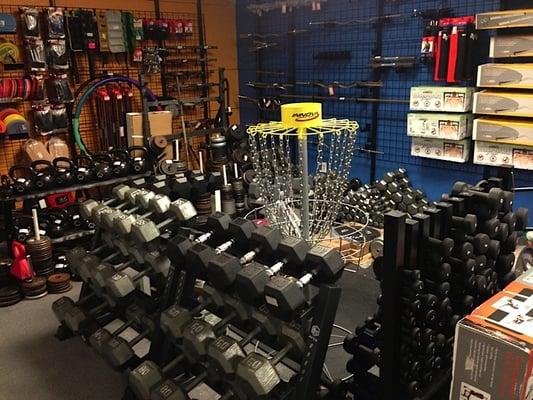 Great inventory of weights !  Kettle, Bar and more -- great deals on used benches too!