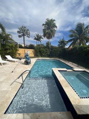 Pool and spa cleaning