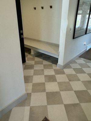 Two toned tile