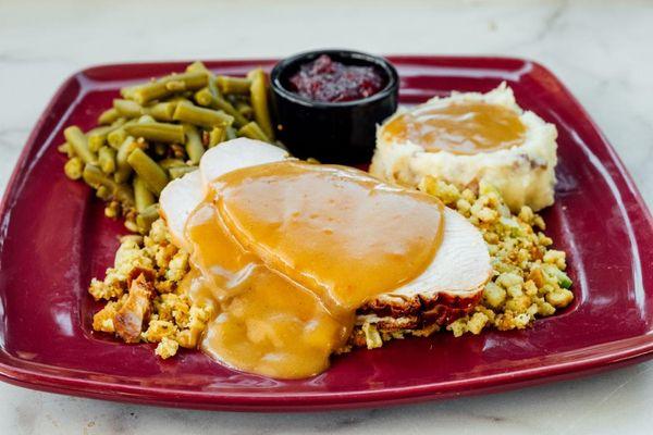 Traditional Roasted Turkey Dinner