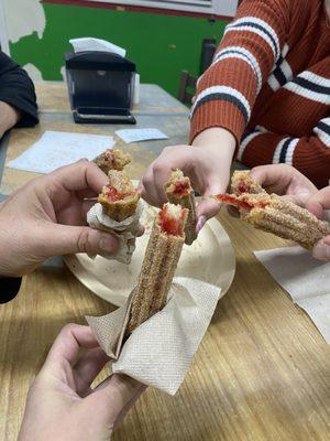 Strawberry Churros