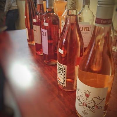 At the Saturday $1 tasting - this time was all Roses from France, California, Italy & Spain