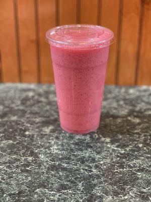 Strawberry and banana Strawberry smoothie 1 size large