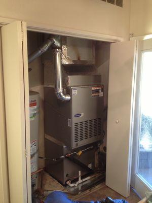 Mechanical closet install by Joe