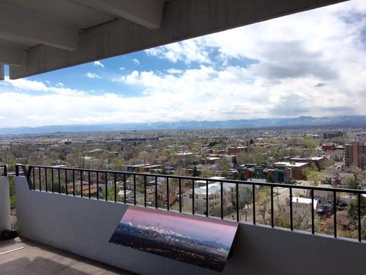 View from top balconies