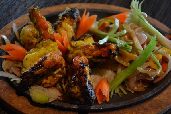 Tandoor Shrimp Sizzlers are popular