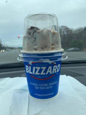 Turtle Pecan Cluster Blizzard