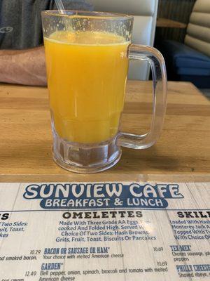 Fresh squeezed Orange Juice