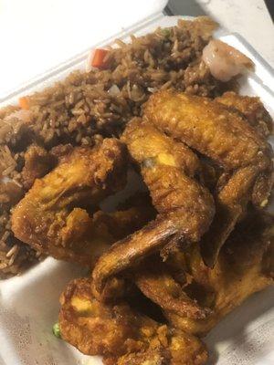 Wings Shrimp fried rice