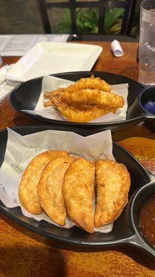 Shrimp Tempura Crab Rangoon