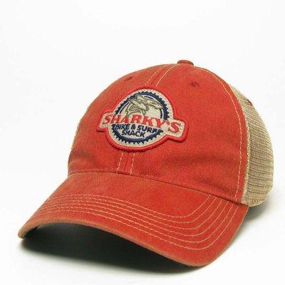 Legacy OFA Trucker hat with embroidered Sharky's logo