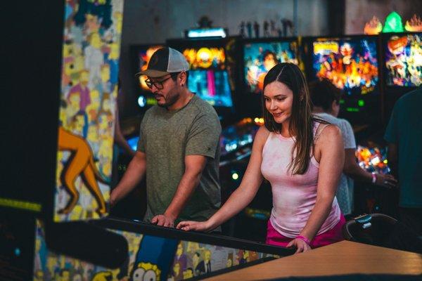 Cidercade has almost 300 classic and modern arcade games, pinball machines, skee-ball, pool tables, air hockey, and more!