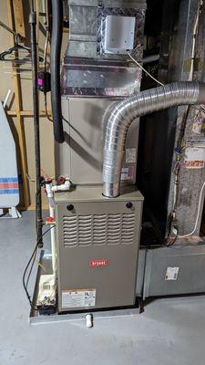 New gas furnace