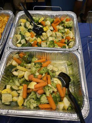 Steamed vegetables