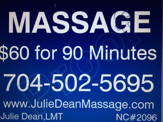 Julie Dean Massage